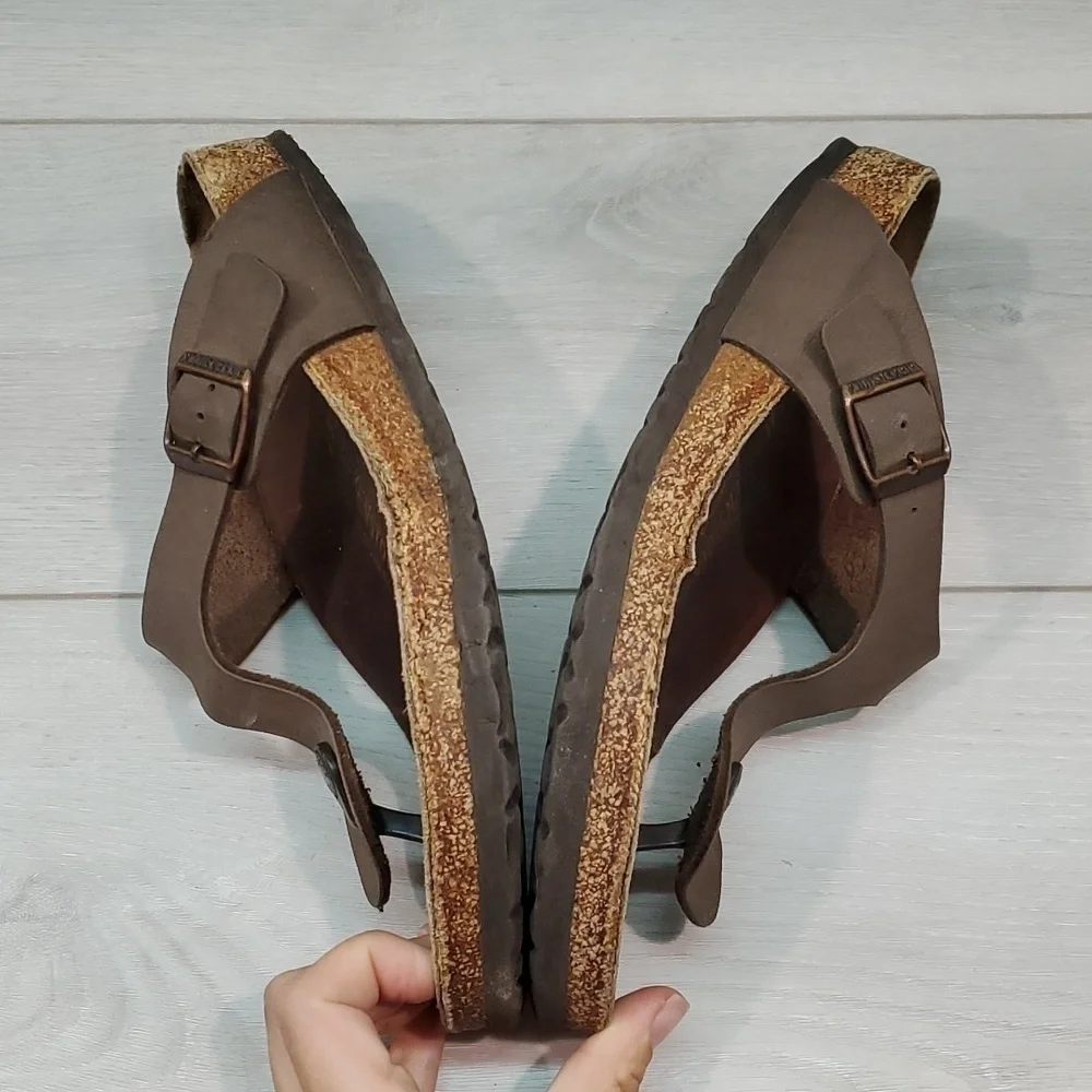 Birkenstock Women Gizeh Comfort Sandals Flats shoes sz 41/10